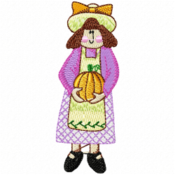 Characters Embroidery Design 1
